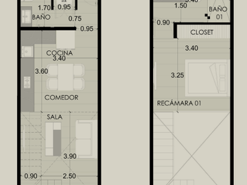 Departamento/Loft VQ en Venta en Mérida, Temozón Norte