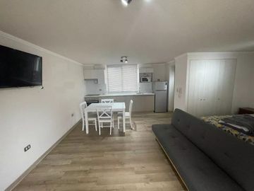 Se vende departamento amoblado de 1 ambiente (estudio) cerro Placeres con vista a la bahia. Ves.-
