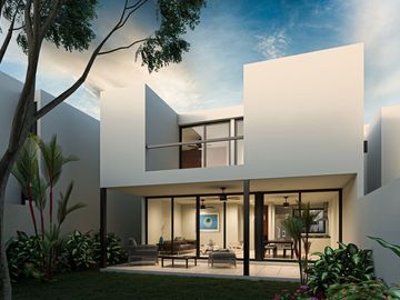 Casa de 3 recámaras en Privada, conkal al Norte Merida