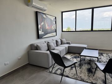 Departamento en venta en Element de 2 recámaras en Montes de Ame, Mérida Yuc.
