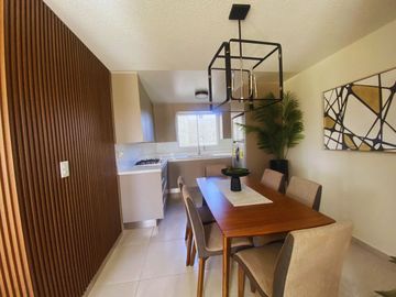 Departamento en zona Santa Fe, Tijuana, tres recamaras, Burdeos