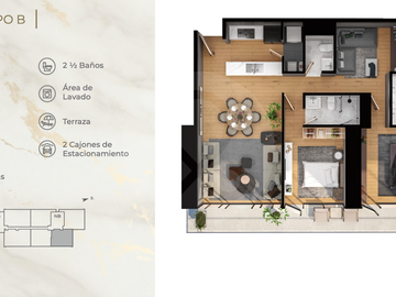 Origina Departamento en venta en Contadero