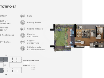 Origina Pedregal Departamento en venta en Jardines del Pedregal