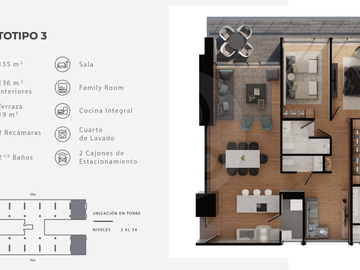 Origina Pedregal Departamento en venta en Jardines del Pedregal