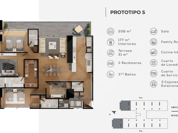 Origina Pedregal Departamento en venta en Jardines del Pedregal