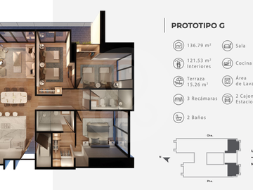 Origina Pedregal Departamento en venta en Jardines del Pedregal