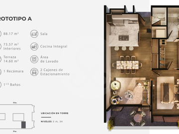 Origina Pedregal Departamento en venta en Jardines del Pedregal