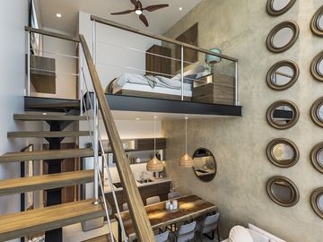 DEPARTAMENTOS STUDIO, DE 1 O 2 RECANARAS EN VENTA (LOCK-OFF) PLAYA DEL CARMEN, A 350m DE LA PLAYA