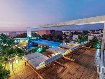 DEPARTAMENTOS STUDIO, DE 1 O 2 RECANARAS EN VENTA (LOCK-OFF) PLAYA DEL CARMEN, A 350m DE LA PLAYA