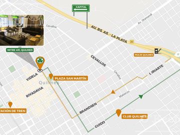 Monoambiente en venta en centro de Quilmes - Excelente calidad con un estilo único.