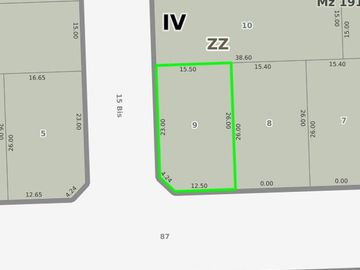 Terreno en venta - 398Mts2 - Mar del Tuyú