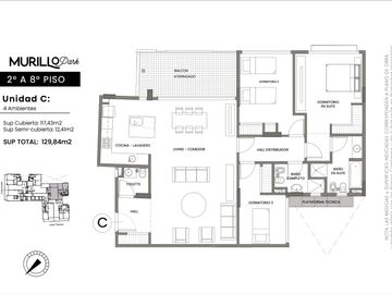 Departamento en Venta 4 ambientes en Villa Crespo
