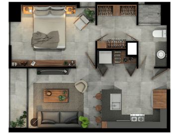 DEPARTAMENTO TIPO LOFT EN ANUVA