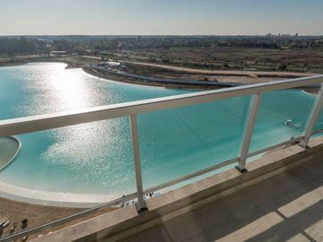 Departamento 3 ambientes en venta en Remeros Beach c/vista laguna