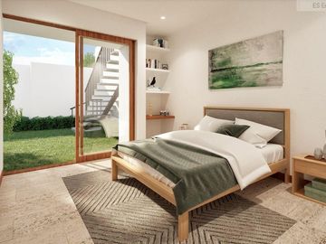 Casa de tres habitaciones con jardín de 130m2