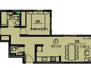 Departamento 3 Ambientes -Venta- Amenities-SUM- Piscina -Caballito Norte