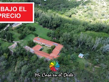VENTA Hotel de Campo en Exclusiva - 1855m2 construídos y 13,80 hectáreas - Sierras de Córdoba