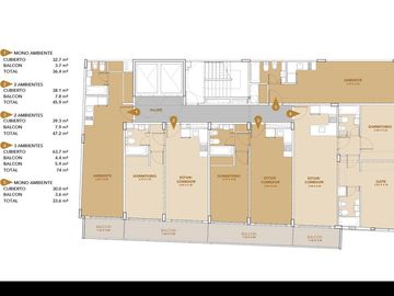 Monoambiente en venta en Palermo