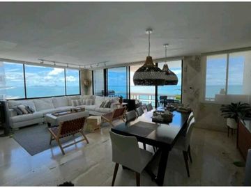 APARTAMENTO EN CORONADO COUNTRY CLUB 3REC 3B CBE AMOBLADO 191M2