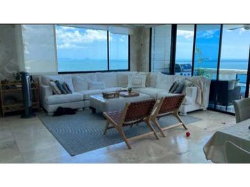 APARTAMENTO EN CORONADO COUNTRY CLUB 3REC 3B CBE AMOBLADO 191M2