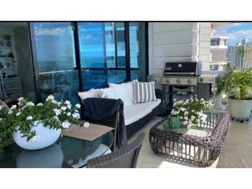 APARTAMENTO EN CORONADO COUNTRY CLUB 3REC 3B CBE AMOBLADO 191M2
