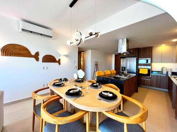 Departamento en venta en Puertarena Fase 4, Nuevo Vallarta,2 recamaras,amueblado