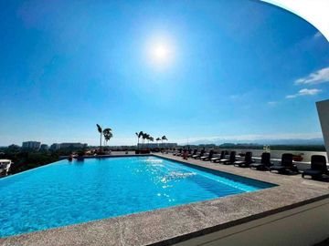 Departamento en venta en Puertarena Fase 4, Nuevo Vallarta,2 recamaras,amueblado