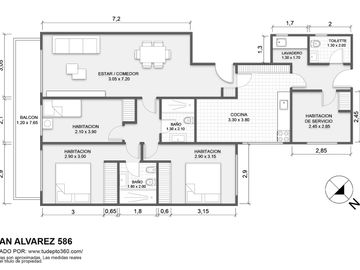 Venta 4 Ambientes con Dependencia y Cochera 105m2