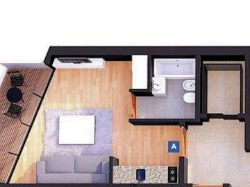 Pre Venta Emprendimiento en Pozo Almagro -Lavalle Plaza- Mono Ambiente Frente con Balcón  2A