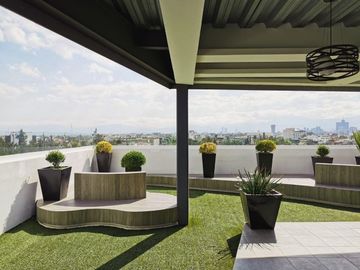 DEPARTAMENTO EN VENTA TIPO LOFT COL. ROMA ESTACIONAMIENTO INDEPENDIENTE