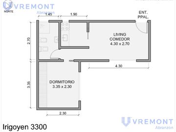 Hipolito Yrigoyen al 3300 almagro 2 ambientes ideal primera vivienda o inversión a una cuadra del subte A