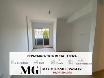 Departamento en venta, 2 ambientes -  Ezeiza