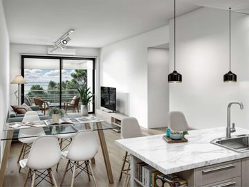 Venta Departamento de 2 Ambientes con Balcón Aterrazado, en Construcción en Colegiales