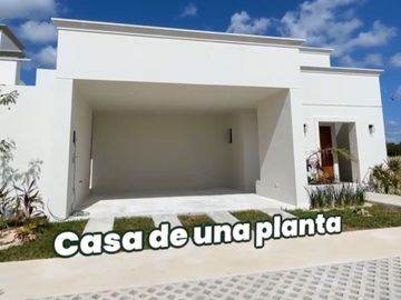 CASA DE 1 PLANTA CON ALBERCA EN MÉRIDA* Precio especial
