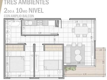 Departamento en San Miguel