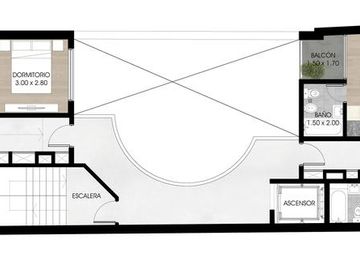 Departamento en Venta en Barrio Abasto, Rosario Monoambiente c/ Terraza Exclusiva