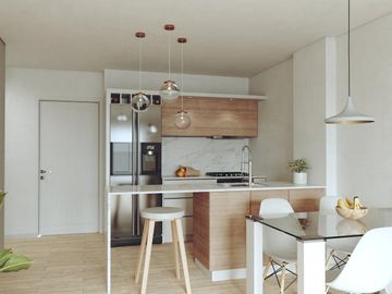 Departamento 2 dormitorios, escritorio o comodín, amenities - Av. Pellegrini 400 - Martin Rosario | Venta
