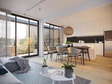Departamento 3 ambientes - Balcón con parrilla - Amenities - Venta en pozo - Monte Castro
