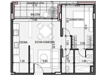 VENTA - Departamento 1 Dormitorio, Amenities - Apto Blanqueo - Frente Parque - Galinda, Funes