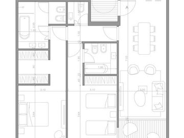 Venta Departamento 1 ambiente en  Arcos al 2000 - Belgrano