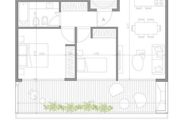 Venta Departamento 1 ambiente en  Arcos al 2000 - Belgrano