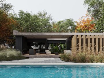 Casa en  venta 4 ambientes en el barrio Lagos de Canning  I. Estilo moderno