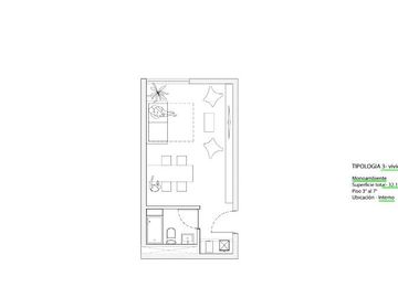 Departamento estudio - Balvanera
