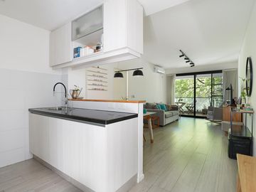 Venta Departamento,Villa Urquiza, 3 ambientes,cochera, baulera, parrilla propia, full amenities