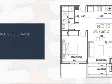 Venta departamento 2 ambientes tigre centro