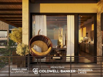 Venta Departamento Dos Ambientes vista al lago a 5 minutos del centro