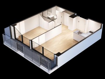 Departamento 4  Ambientes con Balcón al Frente - Barracas