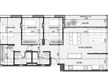VENTA - Departamento 3 Dormitorios, Amenities - Apto Blanqueo - Frente Parque - Galinda, Funes