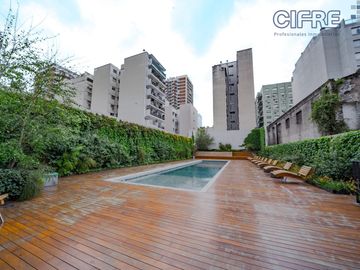 Espectacular semipiso de 4 ambientes, 3 cocheras, al frente  balcón aterrazado TORRE AZCUY