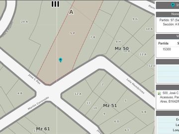 Casa en  Venta en José C Paz al 400 ACASSUSO - VISTA AL RIO